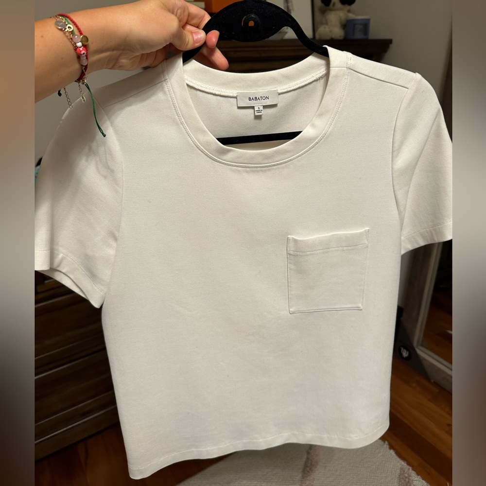 Babaton off white t-shirt